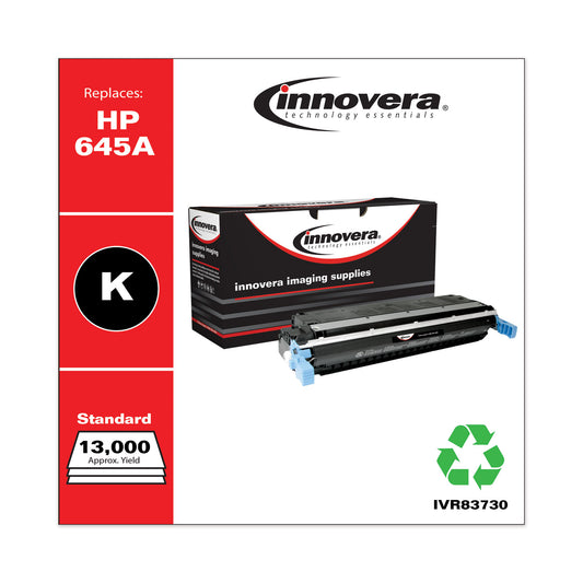 Innovera Remanufactured Black Toner, Replacement for 645A (C9730A), 13,000 Page-Yield (83730)