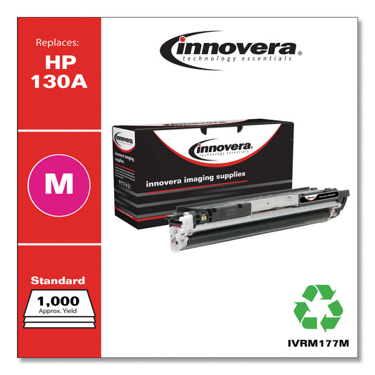 Innovera Remanufactured Magenta Toner, Replacement for 130A (CF353A), 1,000 Page-Yield (M177M)