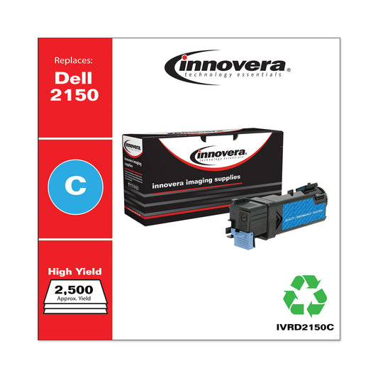 Innovera Remanufactured Cyan High-Yield Toner, Replacement for 331-0716, 2,500 Page-Yield (D2150C)