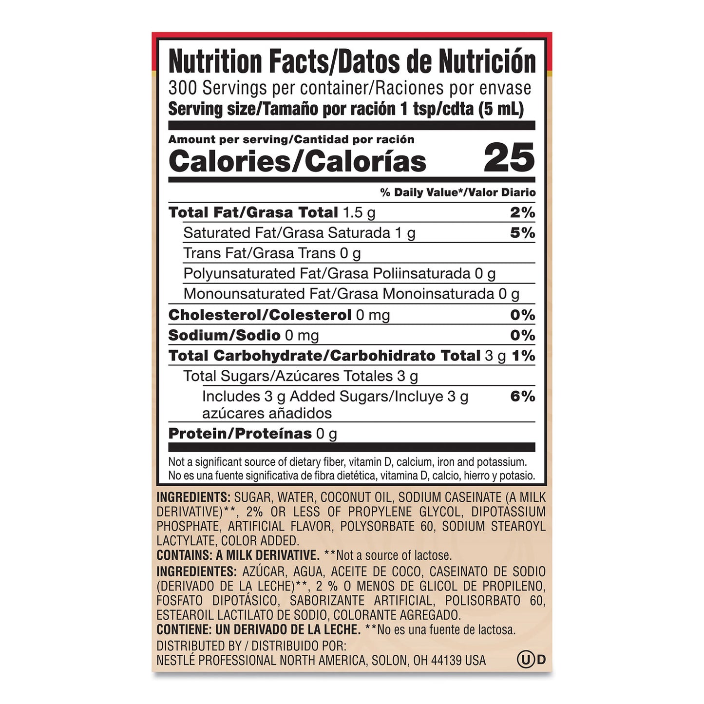 Coffee-mate Liquid Coffee Creamer, Sweetened Original, 1500mL Pump Dispenser (13799)