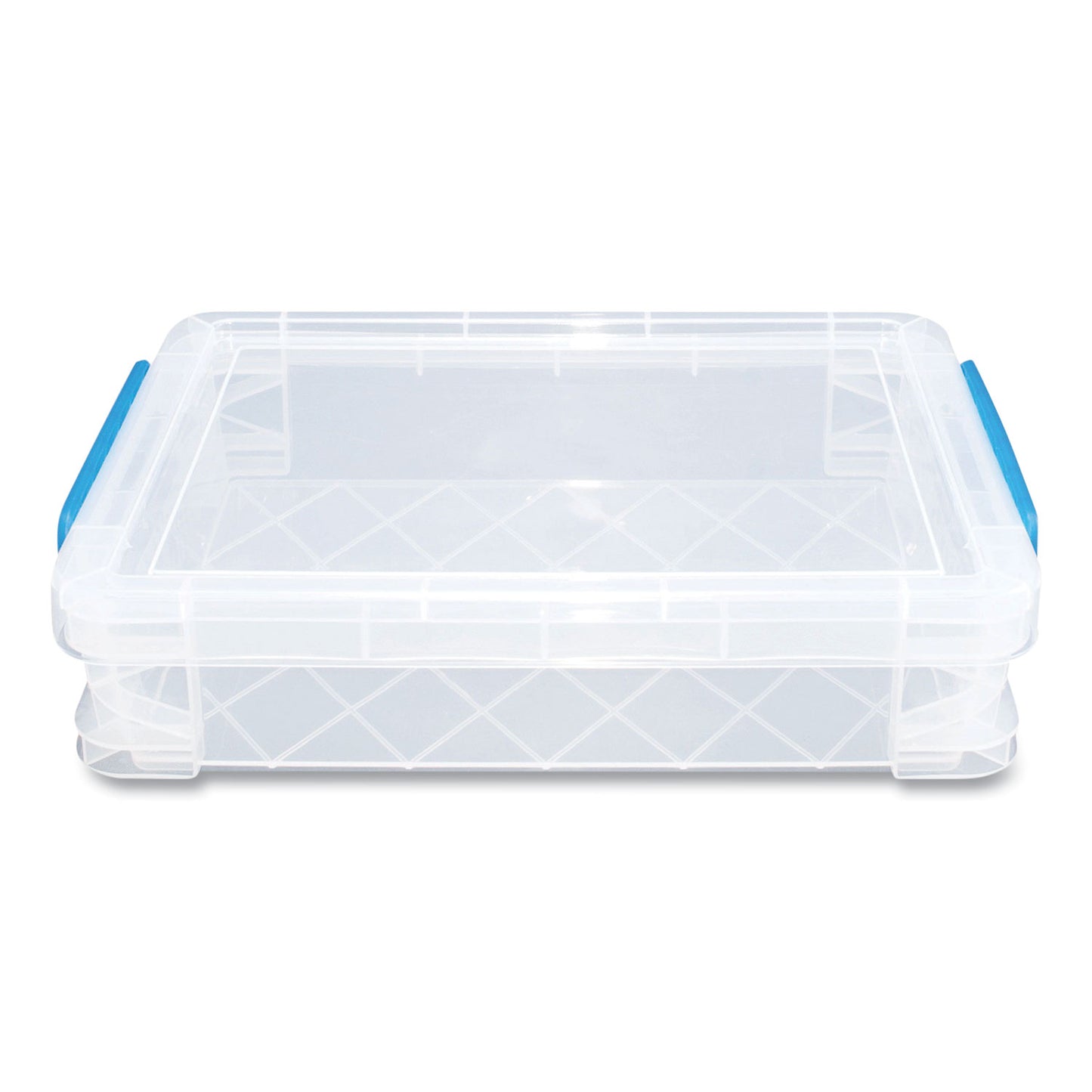 Advantus Super Stacker File and Document Box, Letter Files, 10.5 x 14.5 x 3.38, Translucent White (36873)