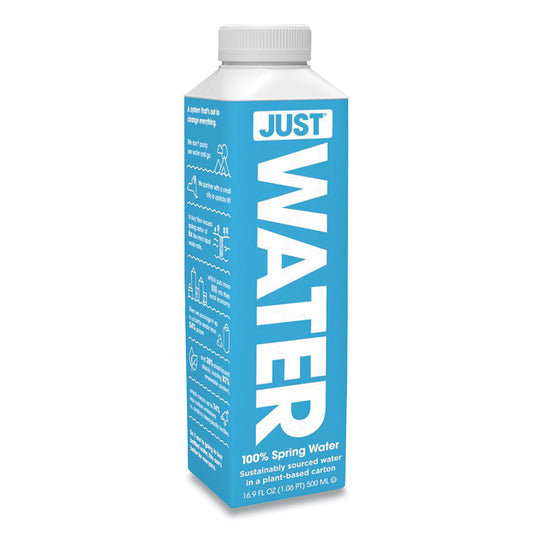 Just Water Spring Water, 16.9 oz, 12/Carton (JGD00003)