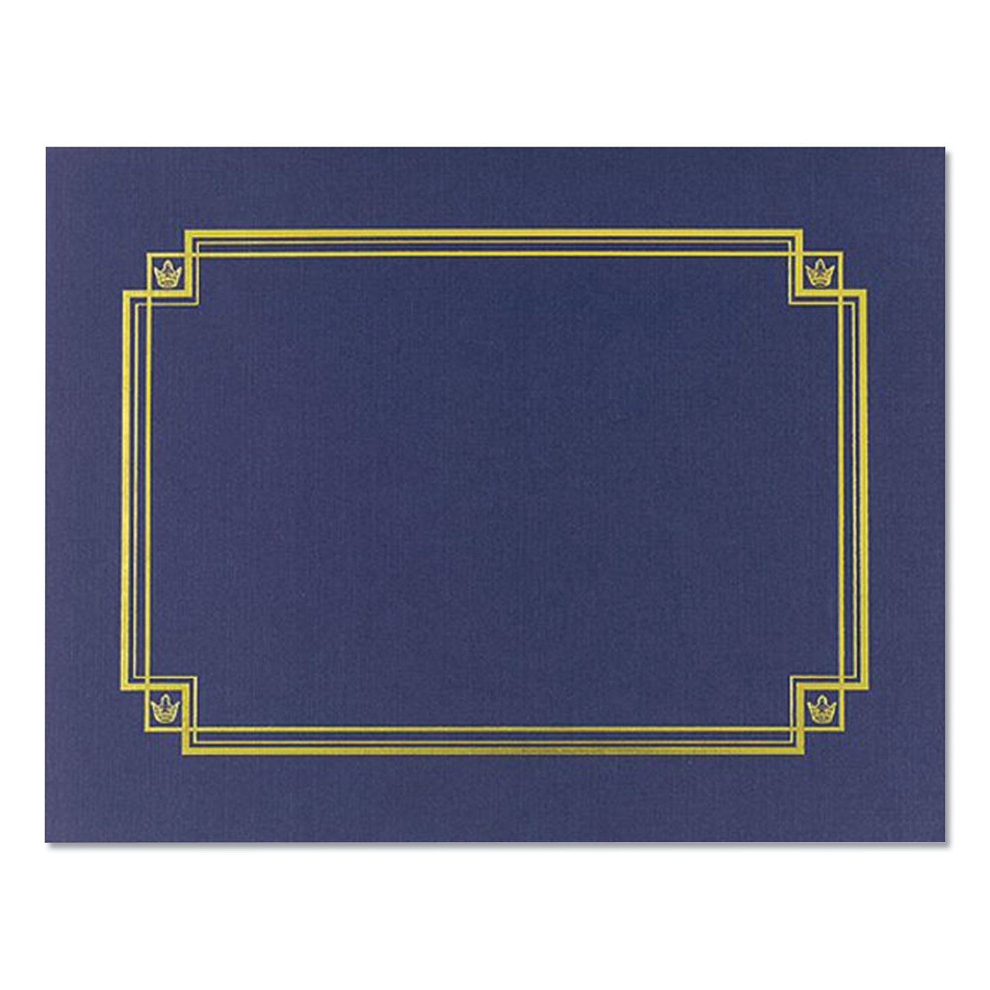 Great Papers! Premium Textured Certificate Holder, 12.65 x 9.75, Navy, 3/Pack (938903)