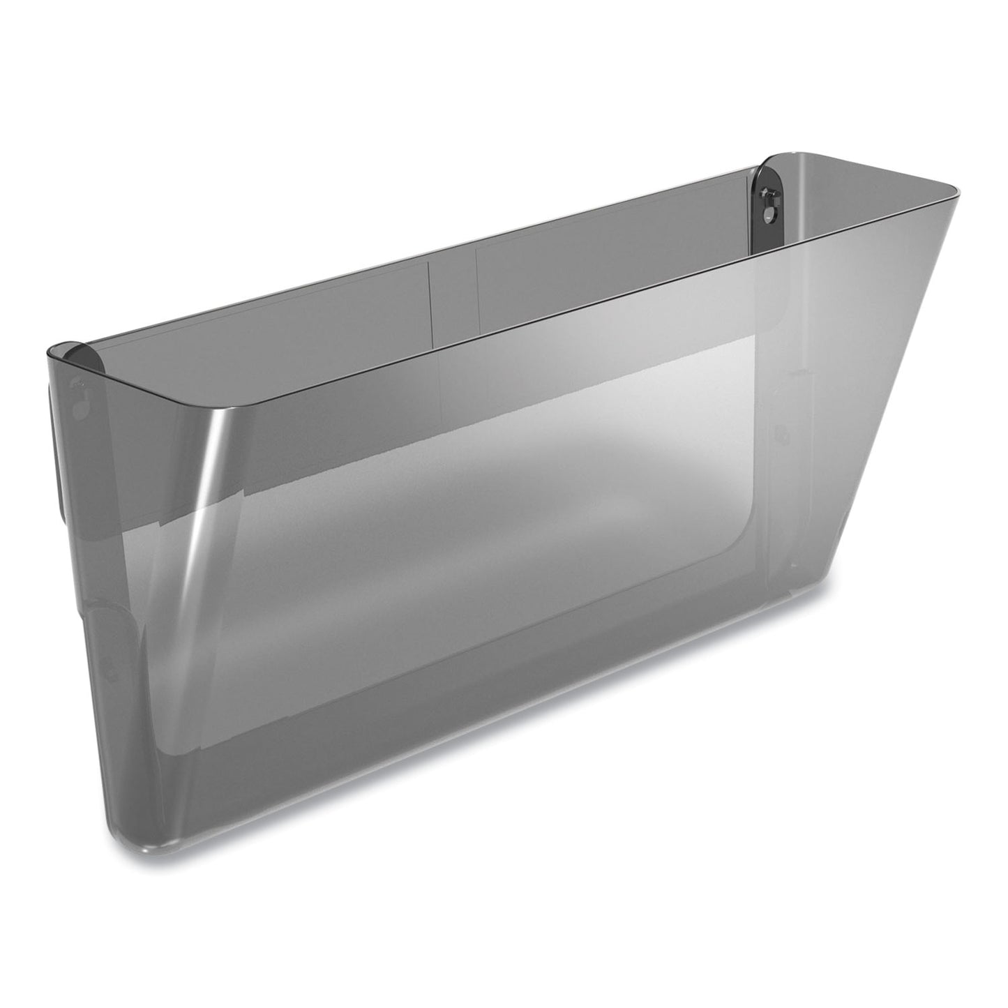 TRU RED Unbreakable Plastic Wall File, Legal Size, 15.4" x 4" x 7.6", Smoke (24418580)