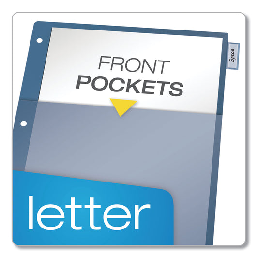 Cardinal Poly 1-Pocket Index Dividers, 8-Tab, 11 x 8.5, Assorted (84017)