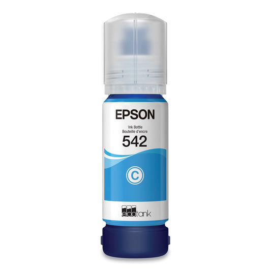 Epson T542220-S (T542) DURABrite EcoFit Ultra High-Capacity Ink, 6,000 Page-Yield, Cyan