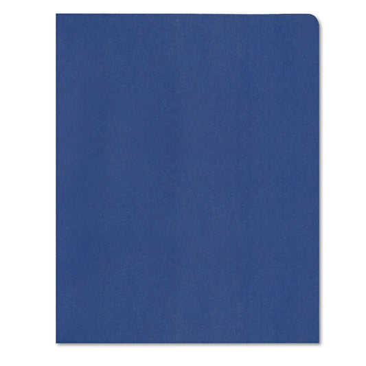 AbilityOne 7510005842489, SKILCRAFT Double Pocket Portfolio, 0.38" Capacity, 11 x 8.5, Dark Blue, 25/Box