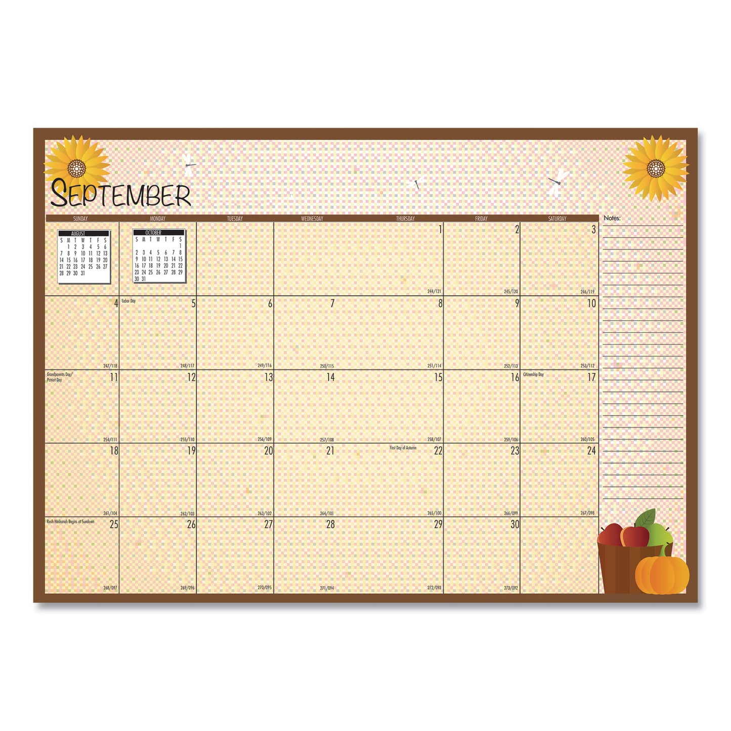 House of Doolittle Seasonal Monthly Planner, Illustrated Seasons Artwork, 10 x 7, Light Blue Cover, 12-Month (Jan to Dec): 2025 (23908)