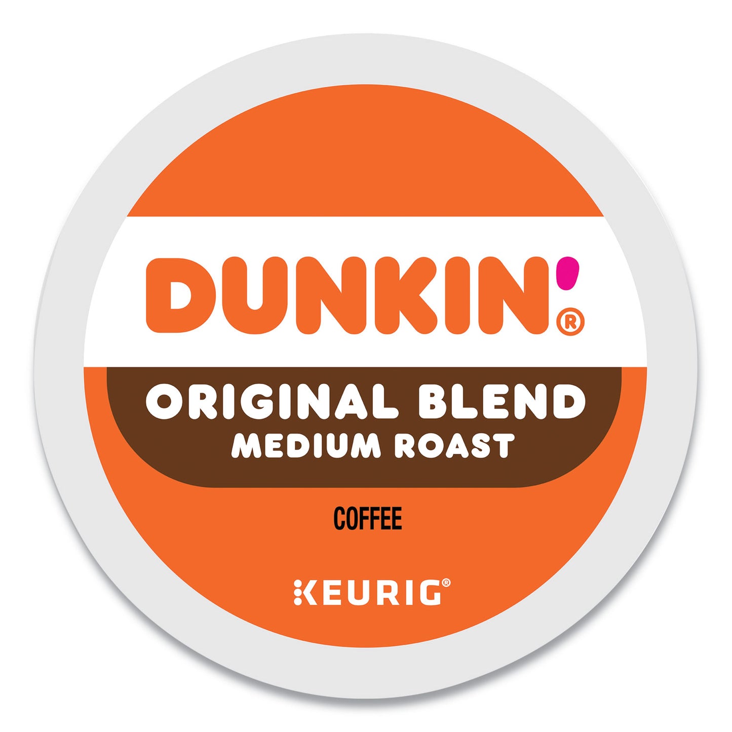 Dunkin Donuts K-Cup Pods, Original Blend, 22/Box (1267)