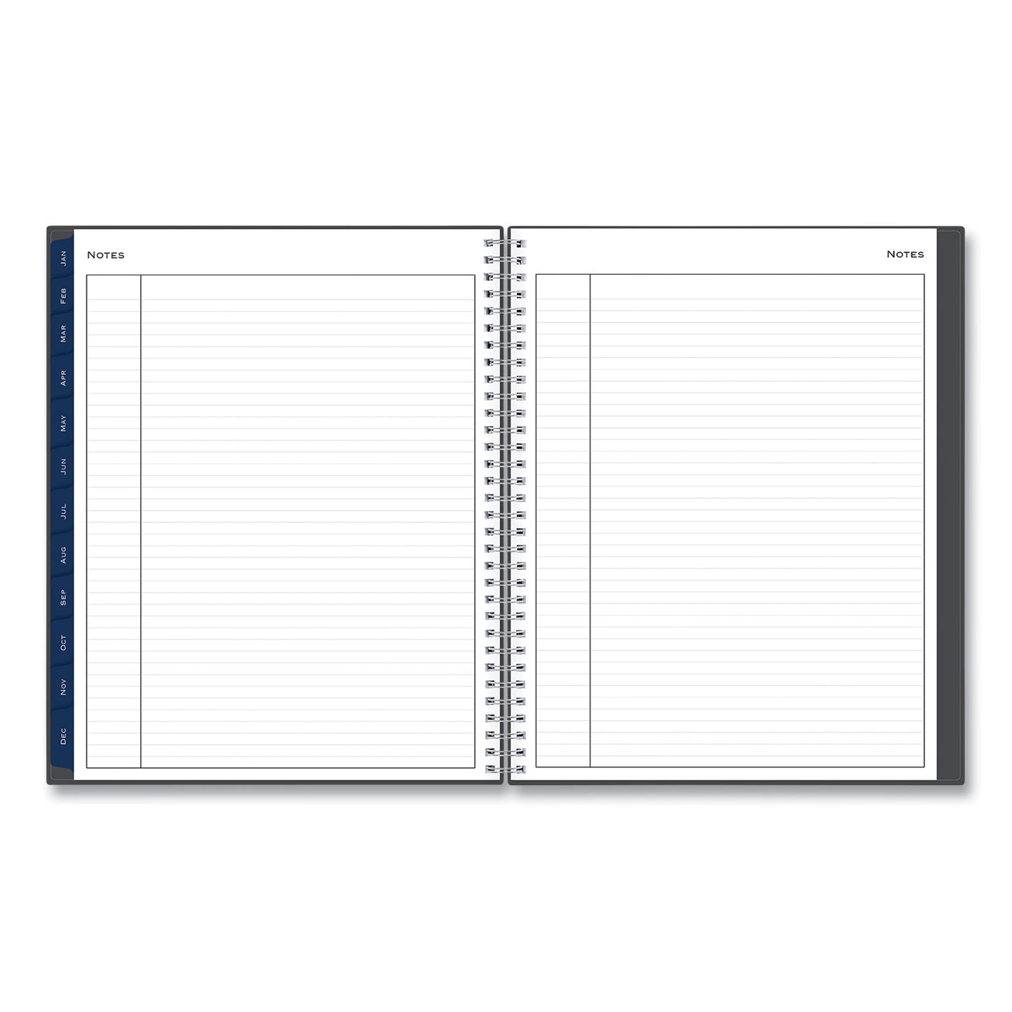 Blue Sky Passages Weekly/Monthly Planner, 11 x 8.5, Charcoal Cover, 12-Month (Jan to Dec): 2025 (100008)