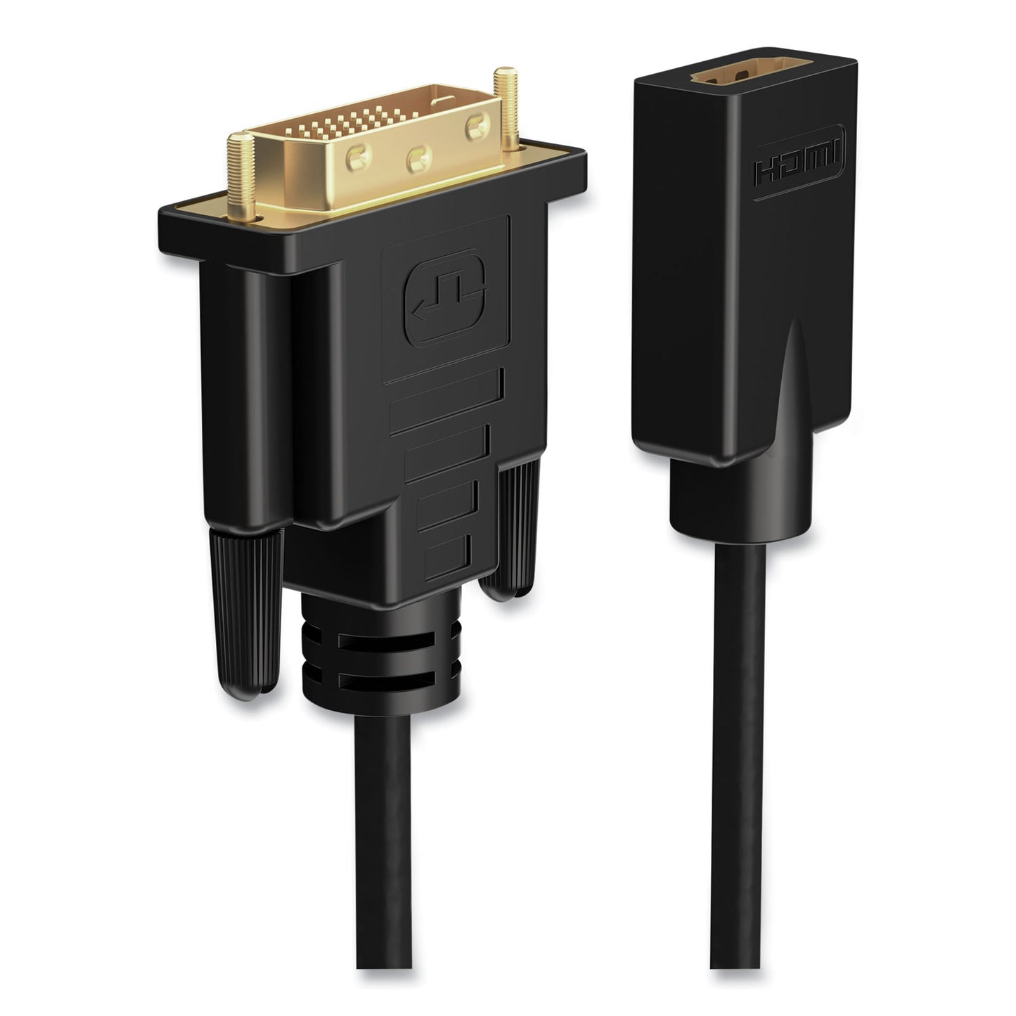 NXT Technologies DVI to HDMI Adapter, 6", Black (24400010)