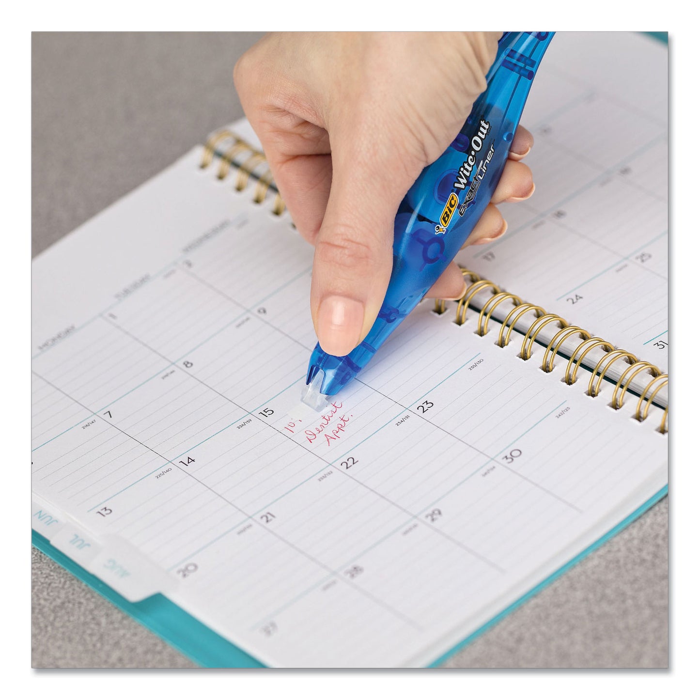 BIC Wite-Out Brand Exact Liner Correction Tape, Non-Refillable, 0.2" x 236", 4/Pack (WOELP418)