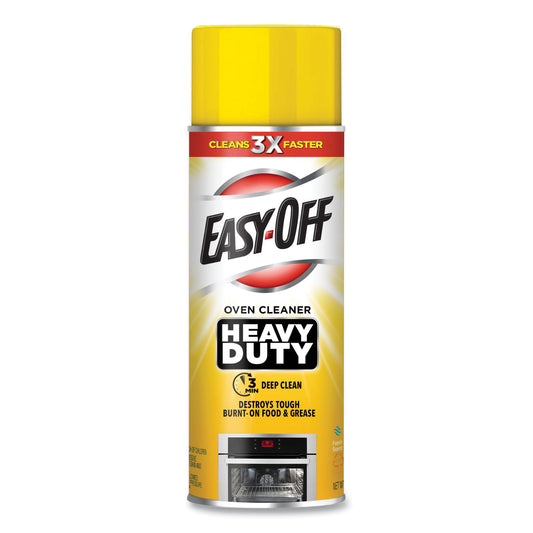 EASY-OFF Heavy Duty Oven Cleaner, Fresh Scent, Foam, 14.5 oz Aerosol Spray, 6/Carton (87980)
