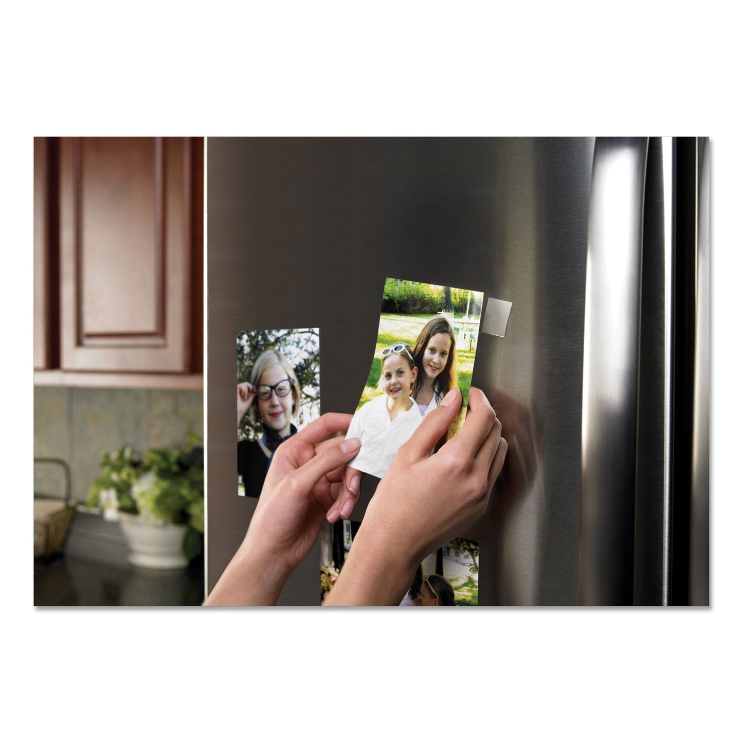 Scotch Restickable Mounting Tabs, Removable, Holds Up to 1 lb, 1 x 3, Clear, 6/Pack (R101)