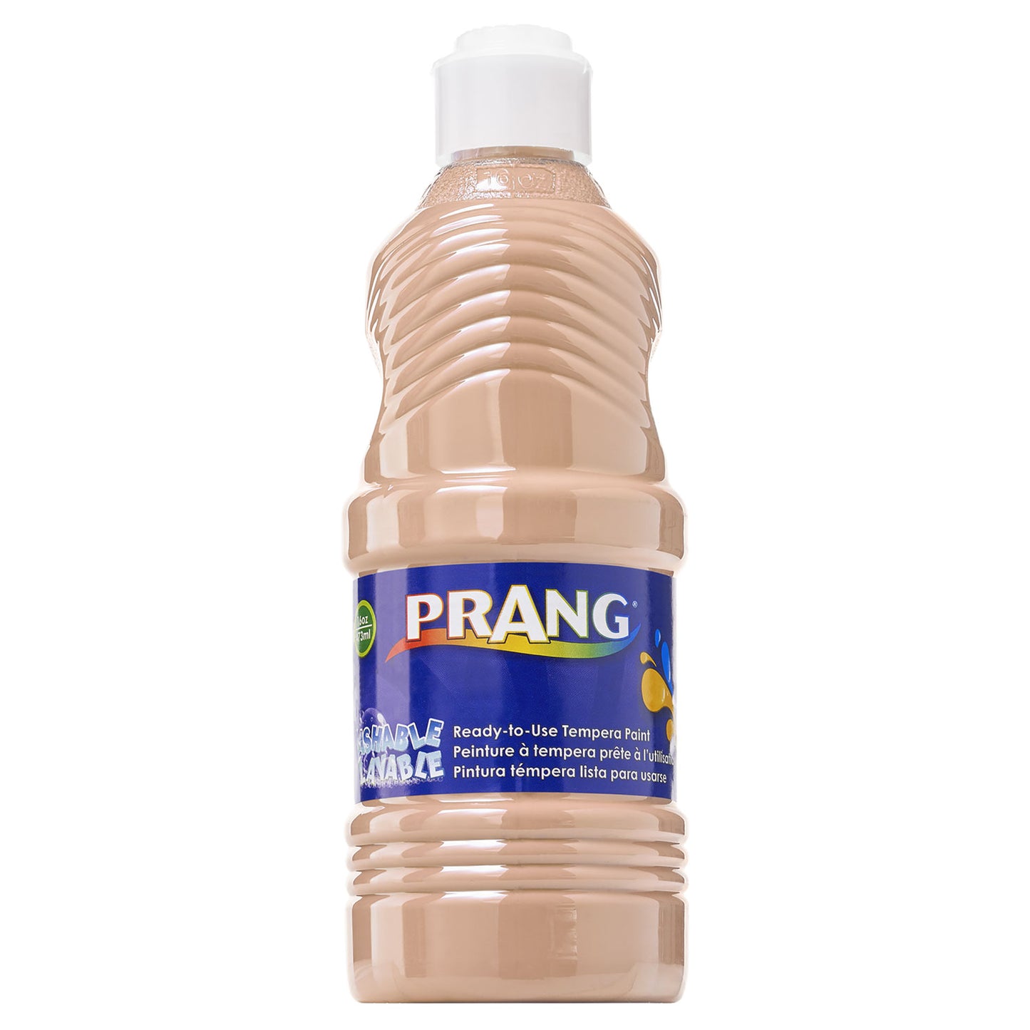 Prang Washable Paint, Peach, 16 oz Dispenser-Cap Bottle (X10711)