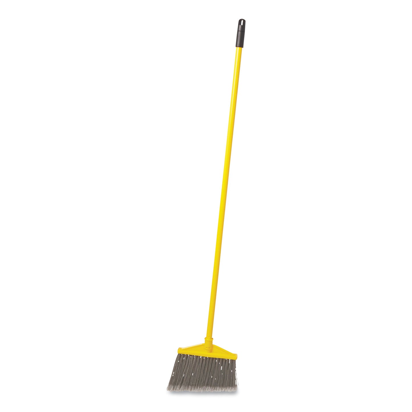 Rubbermaid Commercial 7920014588208, Angled Large Broom, 46.78" Handle, Gray/Yellow (637500GY)