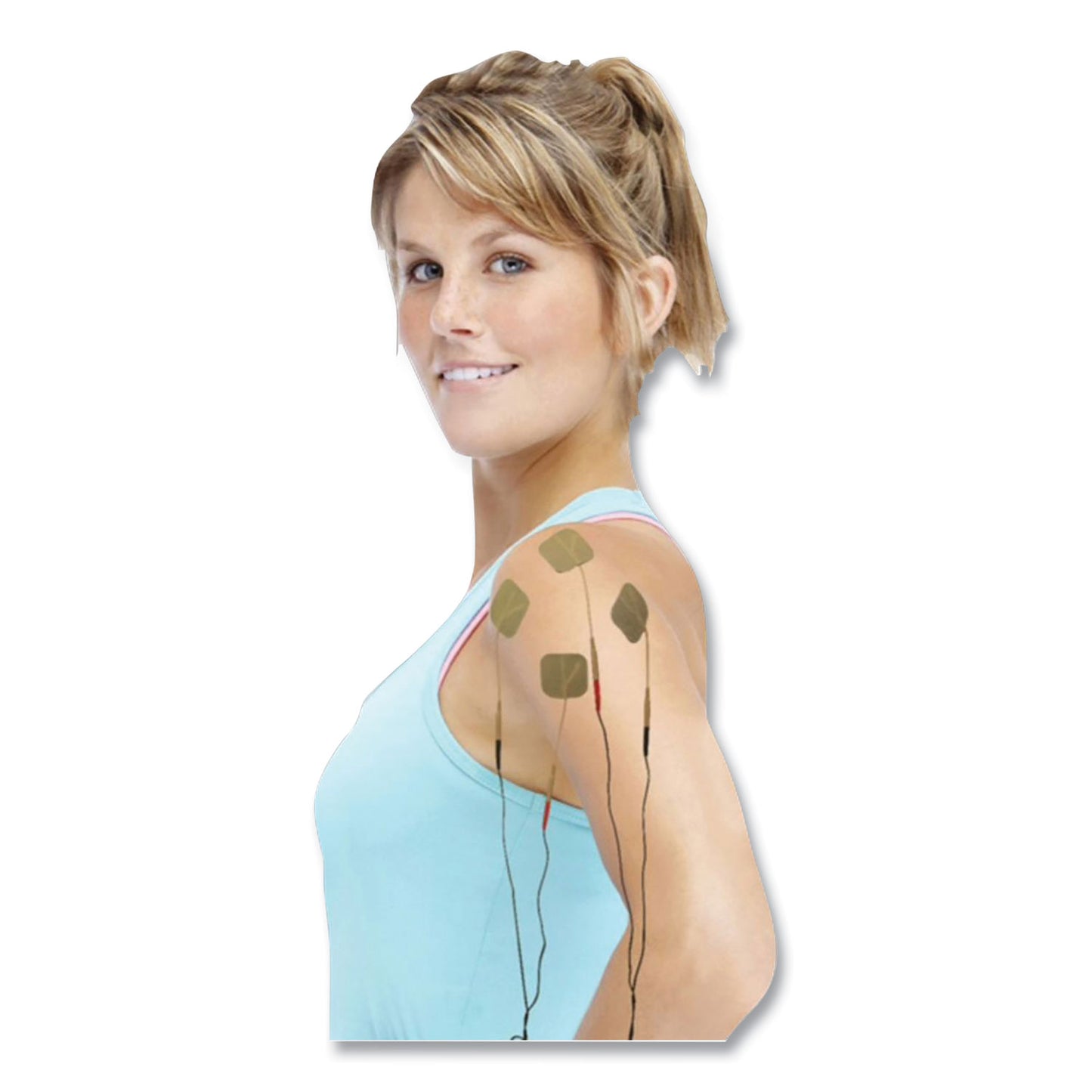 FabStim Self-Adhesive Electrodes, 2 x 5 Rectangle, 40/Pack (13129310)