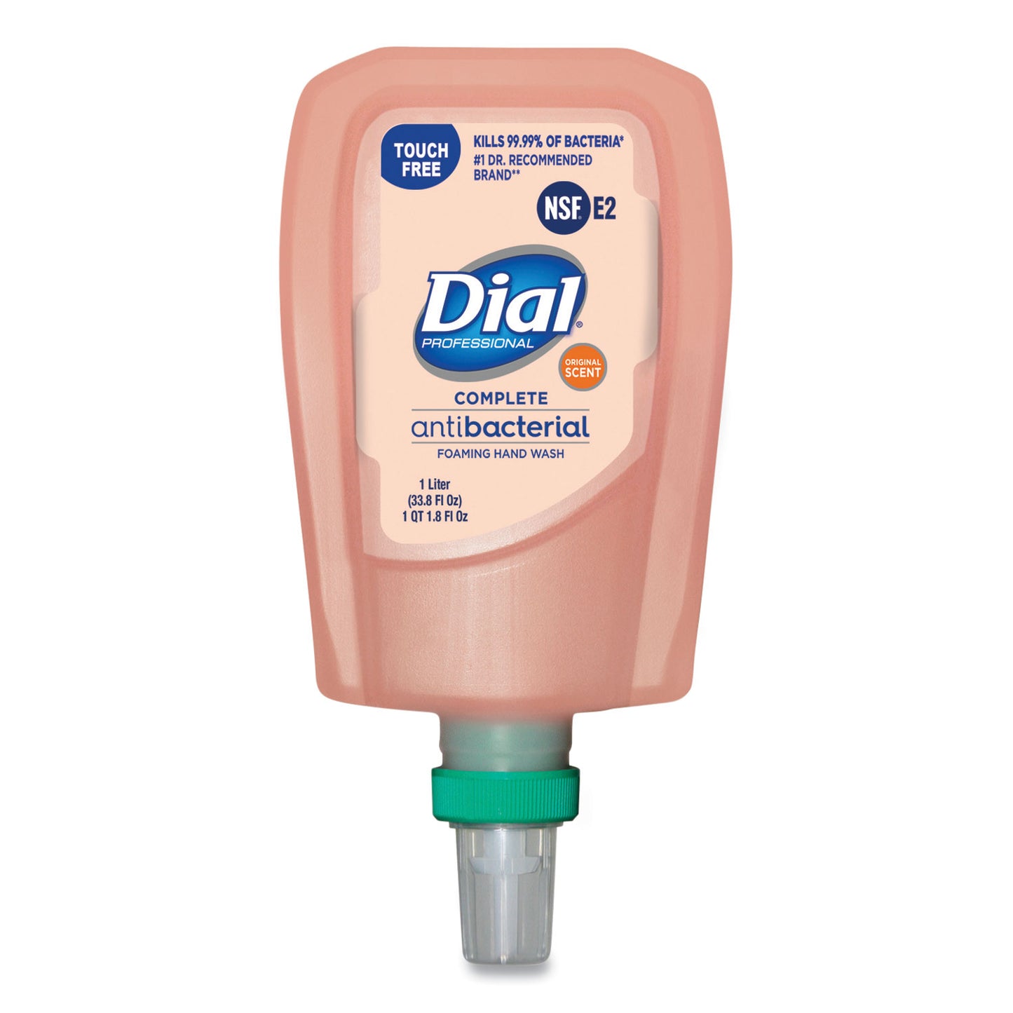Dial Antibacterial Foaming Hand Wash Refill for FIT Touch Free Dispenser, Original Scent, 1 L (16674EA)