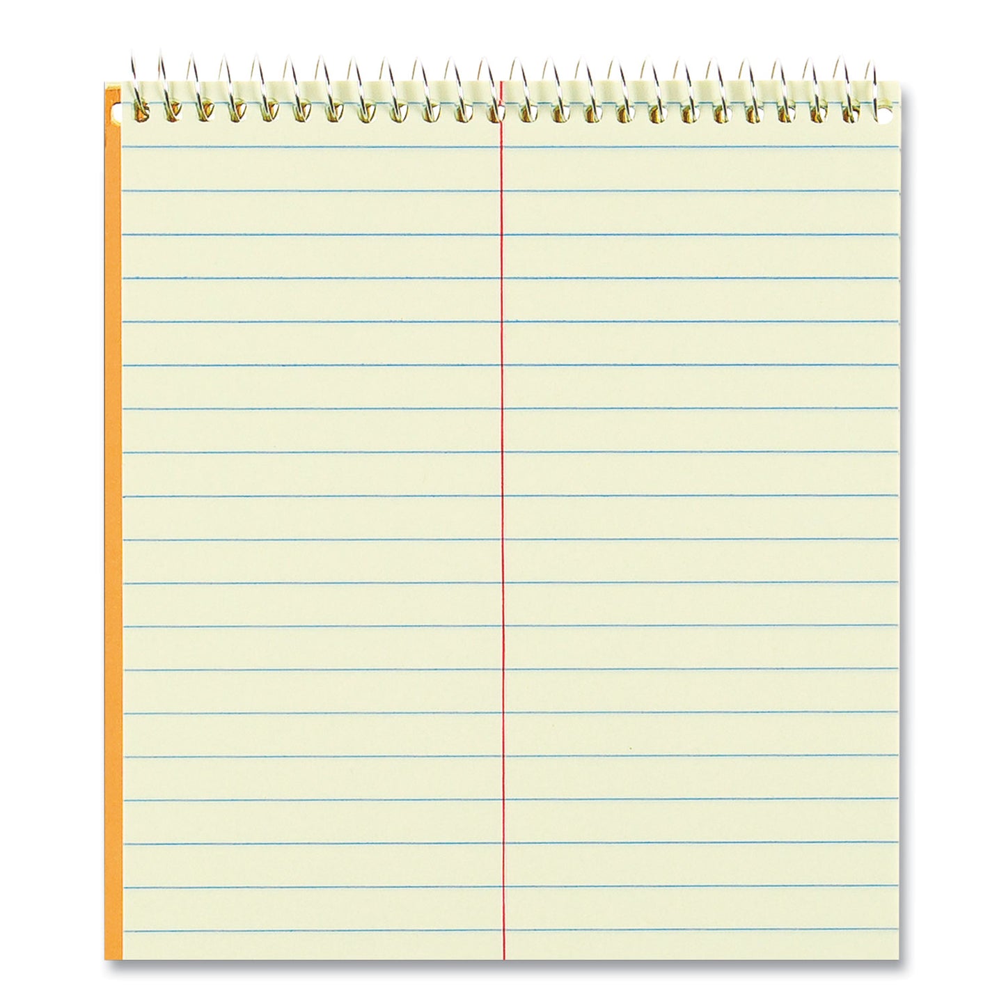 National Paper Standard Spiral Steno Pad, Gregg Rule, Brown Cover, 60 Eye-Ease Green 6 x 9 Sheets (36646)