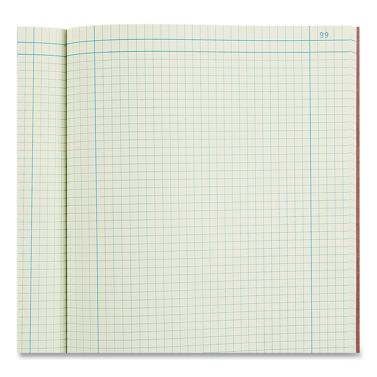 National Paper Computation Notebook, Quadrille Rule (4 sq/in), Brown Cover, (75) 11.75 x 9.25 Sheets (43648)