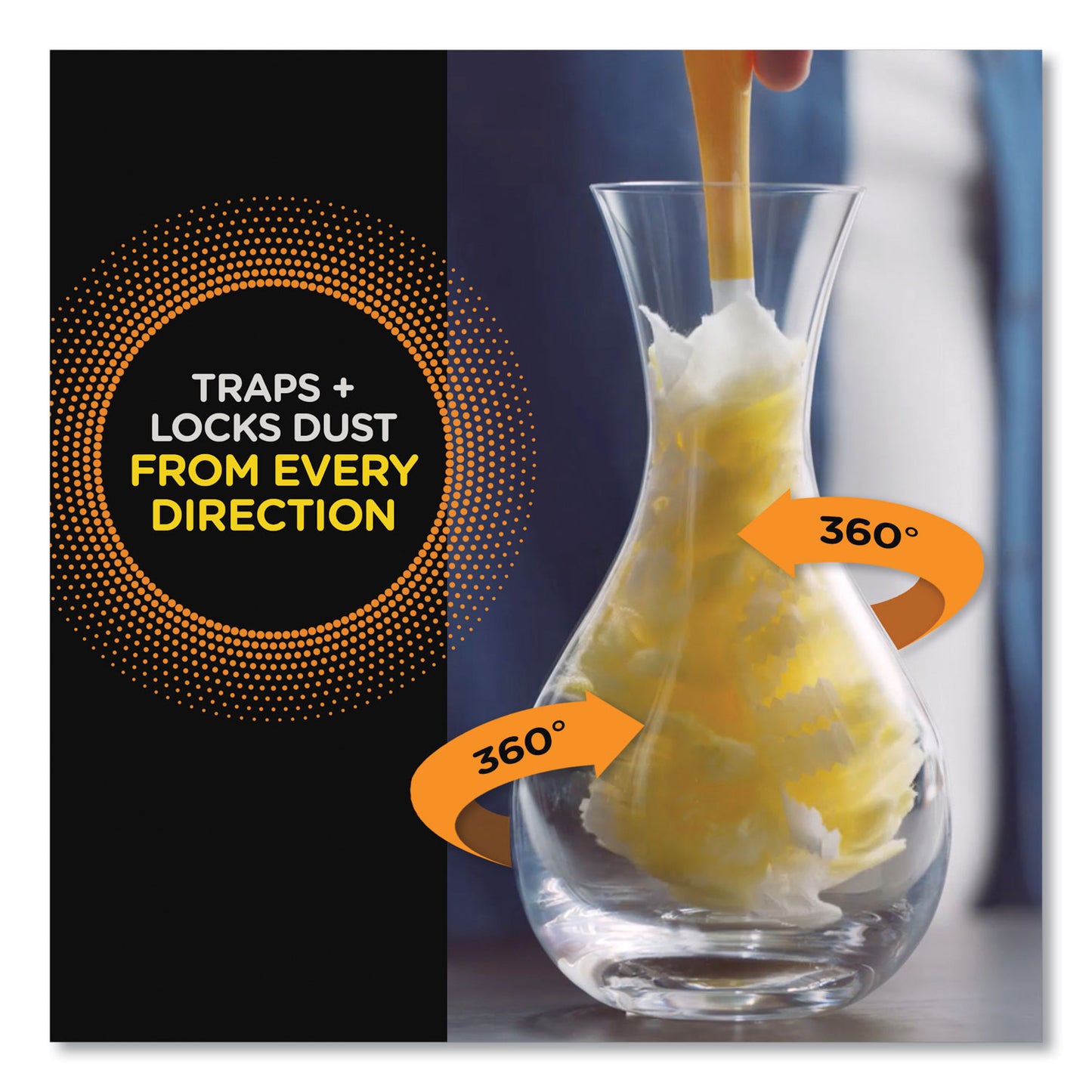 Swiffer Heavy Duty Dusters Starter Kit, 6" Handle with Two Disposable Dusters (08109KT)