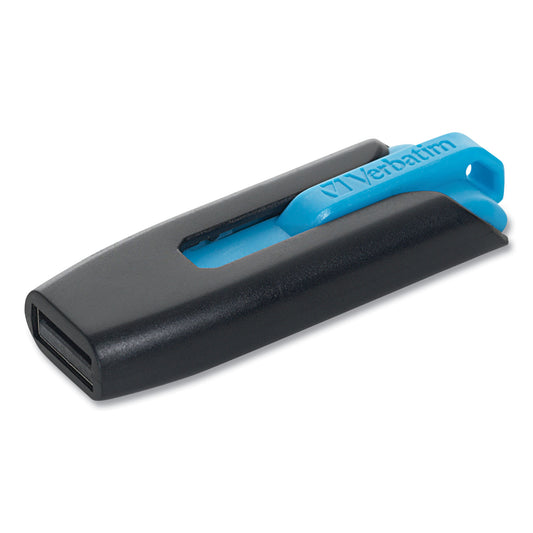 Verbatim Store 'n' Go V3 USB 3.0 Drive, 16 GB, Black/Blue (49176)
