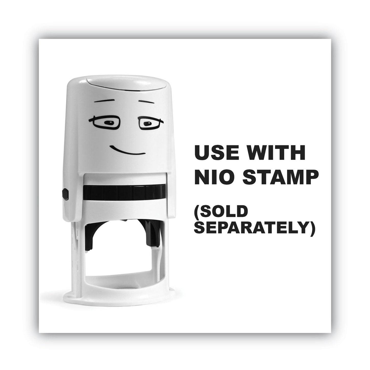 Consolidated Stamp Ink Pad for NIO Stamp with Voucher, 2.75" x 2.75", Noble Blue (071510)