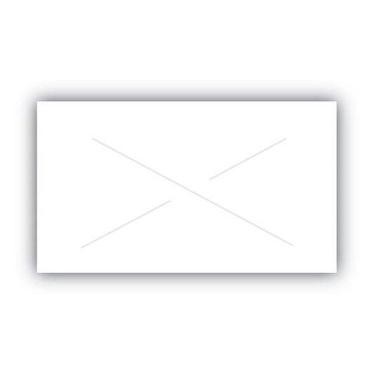 Garvey One-Line Pricemarker Labels Bulk Pack, 0.44 x 0.81, White, 1,200/Roll, 16 Rolls/Box (090947)