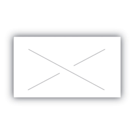 Garvey One-Line Pricemarker Labels, 0.44 x 0.81, White, 1,200/Roll, 3 Rolls/Box (090944)
