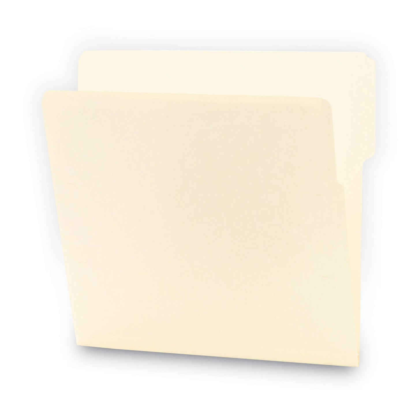 Smead Heavyweight Manila End Tab Folders, 9" High Front, 1/3-Cut Tabs: Top, Letter Size, 0.75" Expansion, Manila, 100/Box (24135)