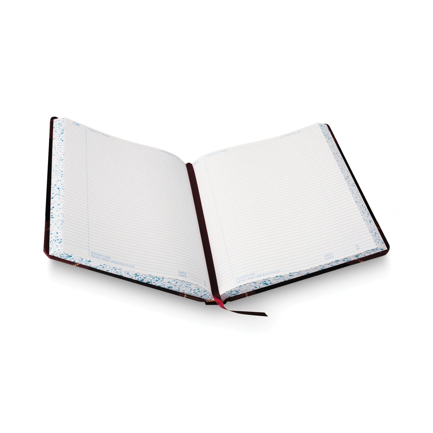 Pease Laboratory Notebook, Data/Lab-Record Format, Black/Red Cover, (150) 10.38 x 8.13 Sheets (L21150R)