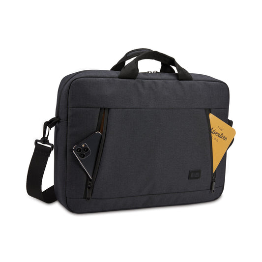 Case Logic Huxton 15.6" Laptop Attache, Fits Devices Up to 15.6", Polyester, 16.3 x 2.8 x 12.4, Black (3204653)