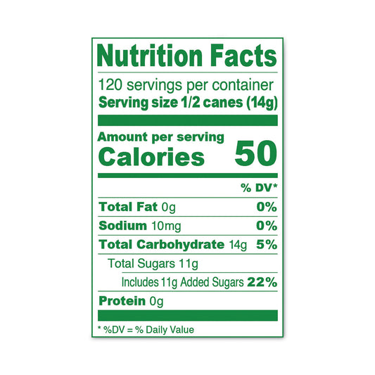 Spangler Peppermint Candy Canes, 1 oz, 60 Pieces/Jar, 1 Jar/Carton (211X0012)