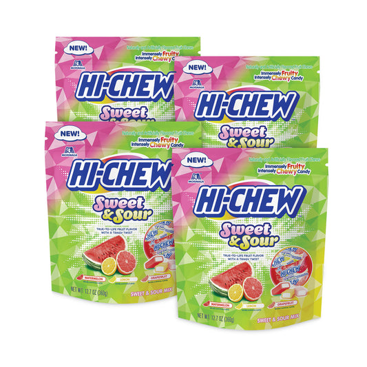 Hi-Chew Fruit Chews, Sweet and Sour, 12.7 oz, 3/Pack (20902640)