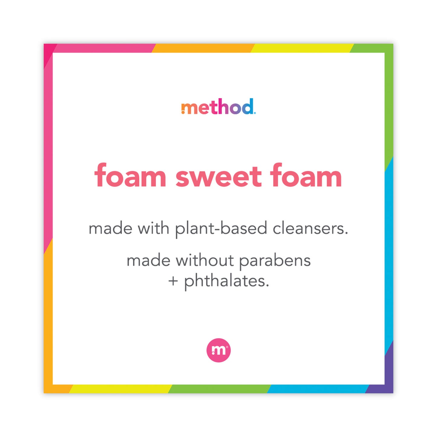 Method Foaming Hand Wash, Green Tea and Aloe Scent, 10 oz, 6/Carton (00362CT)