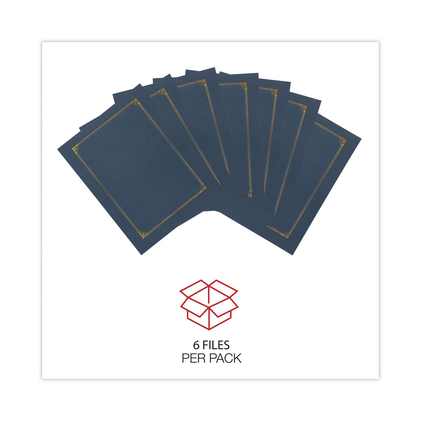 A4, Navy, 6/Pack (76897)