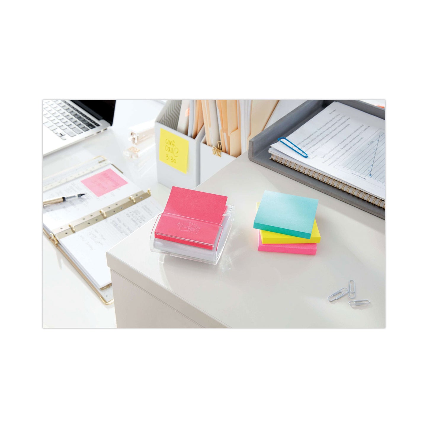 Post-it Original Pop-up Refill, 3" x 3", Poptimistic Collection Colors, 100 Sheets/Pad, 6 Pads/Pack (R330AN)
