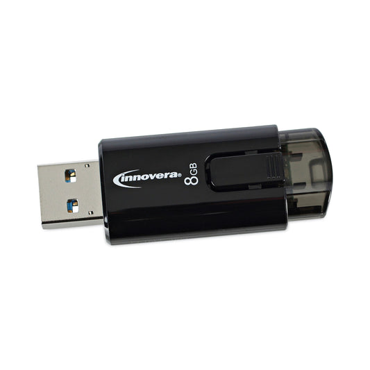Innovera USB 3.0 Flash Drive, 8 GB, 3/Pack (82308)