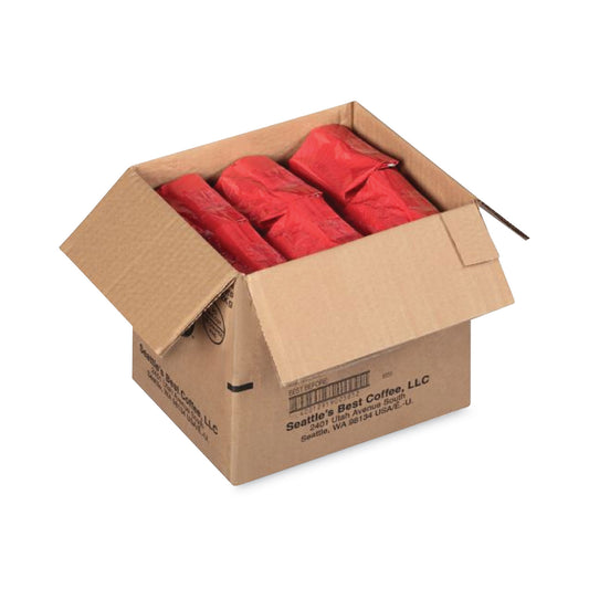 s Best Port Side Blend Ground Coffee, Decaffeinated Medium Roast, 12 oz Bag, 6/Carton (11008565CT)