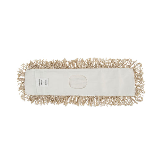 Boardwalk Industrial Dust Mop Head, Hygrade Cotton, 24w x 5d, White (1324)