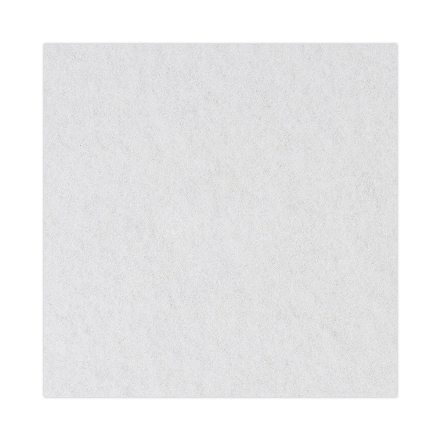 Boardwalk Polishing Floor Pads, 16" Diameter, White, 5/Carton (4016WHI)