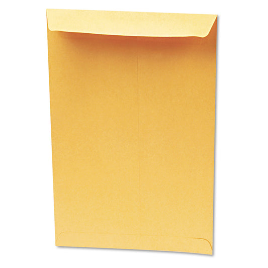 Quality Park Redi-Seal Catalog Envelope, #15, Cheese Blade Flap, Redi-Seal Adhesive Closure, 10 x 15, Brown Kraft, 250/Box (43862)