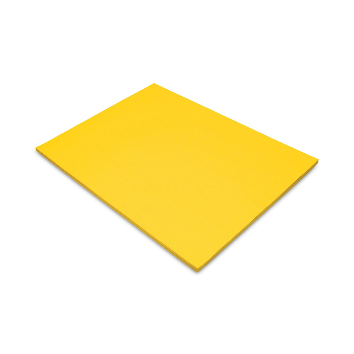Pacon Tru-Ray Construction Paper, 76 lb Text Weight, 18 x 24, Yellow, 50/Pack (103068)