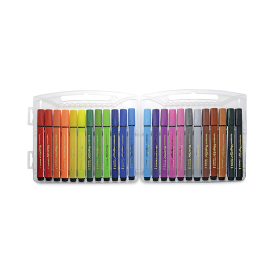 The Pencil Grip Magic Stix Markers, Medium Bullet Tip, Assorted Colors, 24/Pack (397)