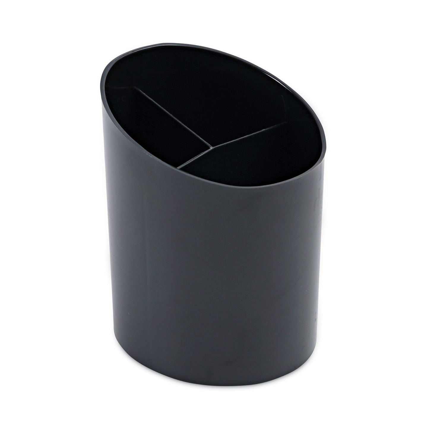 Universal Recycled Big Pencil Cup, Plastic, 4.38" Diameter x 5.63"h, Black (08108)