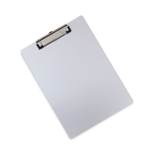 Universal Aluminum Clipboard with Low Profile Clip, 0.5" Clip Capacity, Holds 8.5 x 11 Sheets, Aluminum (40301)