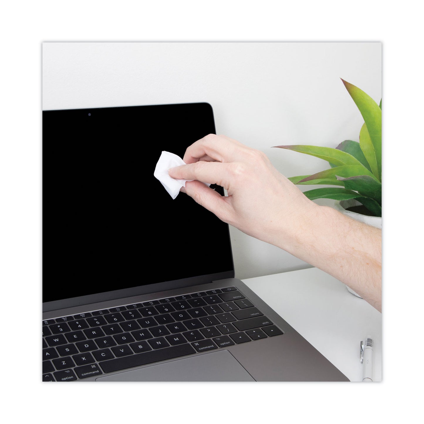 Read Right OneStep Screen Cleaner, 5 x 5, Unscented, 24/Box (RR1209)