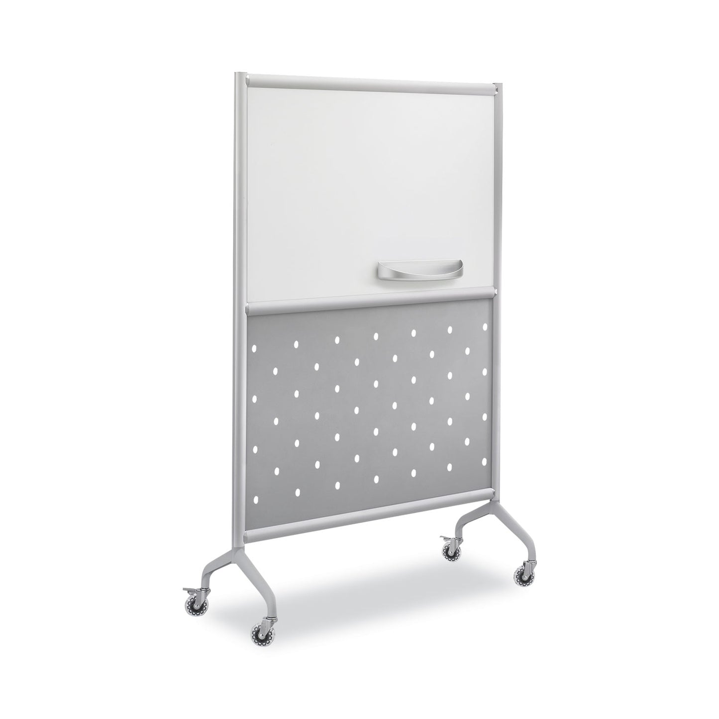 Safco Rumba Whiteboard Screen Accessories, Eraser Tray, 12.25 x 3.5 x 2.25, Magnetic Mount, Silver (2008GR)