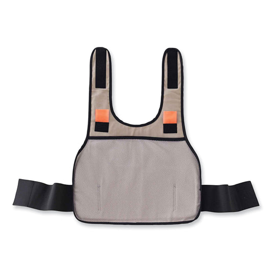 ergodyne Chill-Its 6235 Standard Phase Change Cooling Vest, Cotton, Large/X-Large, Khaki (12004)