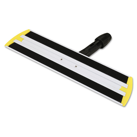 Rubbermaid HYGEN Quick Connect S-S Frame, Wet/Dry Mop 17.19w x 3d, Aluminum, Yellow (Q560)